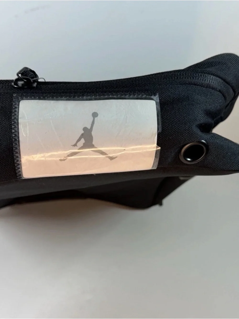 Jordan Black and Gold Toiletry Bag with Jumpman Logo